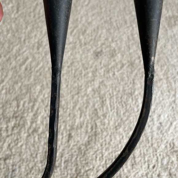 Vintage MCM cast iron candelabra - Picture 4 of 6